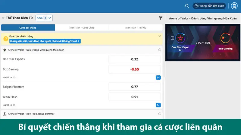 Cá độ game Liên Quân: Xu hướng giải trí hàng đầu hiện nay